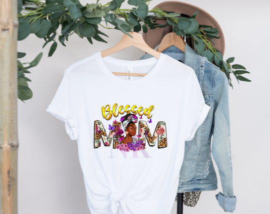 Queen's Empowerment Collection : " Blessed Mom" Women's Apparel
