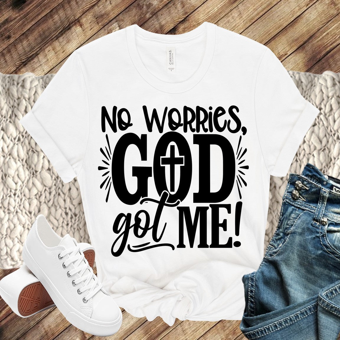 Spiritual Collection : "No Worries God Got Me!" Women's Apparel